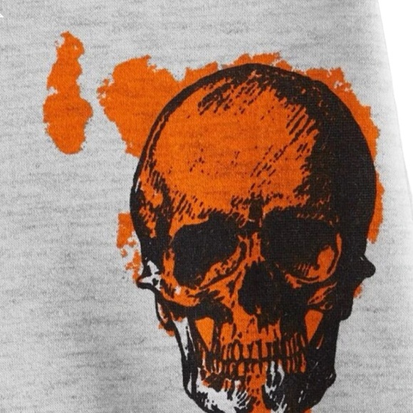 Antisocial mental health graphic quarter zip raglan pullover sweatshirt small - Picture 4 of 10